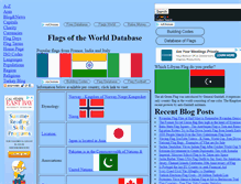 Tablet Screenshot of flagsinformation.com